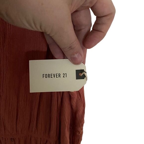 Forever 21 NEW cold shoulder long sleeve romper size Large - Picture 5 of 8